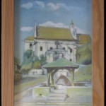 Pastela sucha z gwaszem na papierze, 2006 rok, 9,5 x 13,8 cm